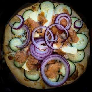 16" Smoked Salmon T&B
